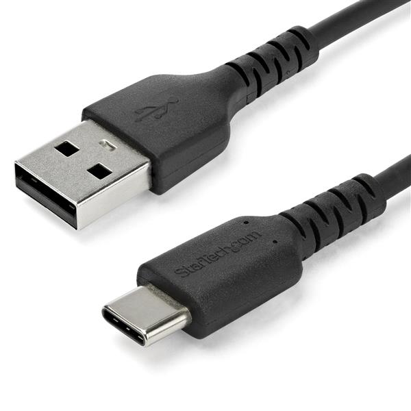 Cable - Black USB 2.0 to USB C Cable 2m Cable - Black USB 2.0 to USB C Cable 2m